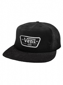 Vans Knu patch unstructured snapback Black