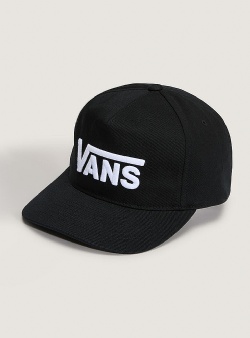 Vans Drop V logo snapback Black
