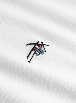 Dedicated Ski crash tee White