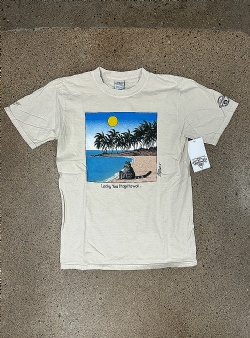 Sportif Vintage Lucky Hawaii tee S, sand