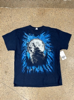 Sportif Vintage Wolf moon splash tee