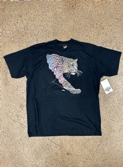 Sportif Vintage Silver cheetah tee